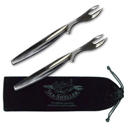 Stainless Steel Sea-Sheller, Two Piece Gift Set