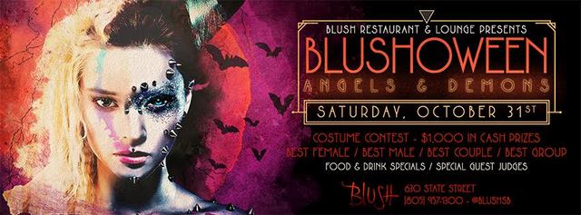 It's Not Just Halloween – It's Blushoween on Saturday, October 31, beginning at 9:00 p.m., Blush Restaurant + Lounge