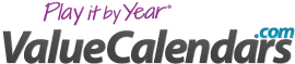 ValueCalendars.com logo with new slogan