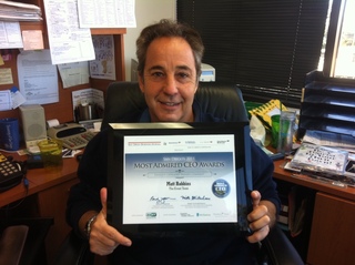 The Event Team's Matt Robbins honored at San Diego Business Journal's Most Admired CEO Awards