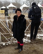Louisville sports medicine doctor Stacie Grossfeld MD serving as event doctor for Louisville-area cyclocross event.