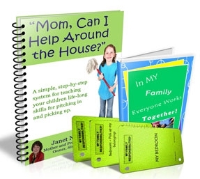 Mom, Can I Help Around the House? Family Chore System