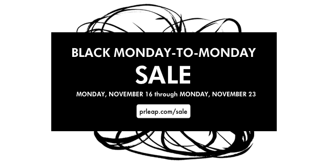 PRLeap's Black Monday-to-Monday sale