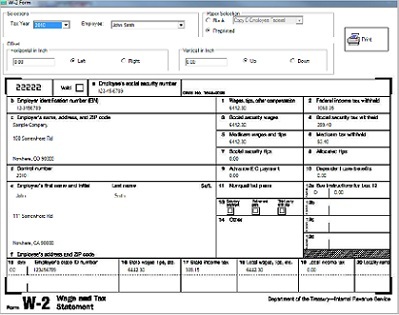 ezPaycheck payroll software supports form 941, 940, W2 and W3