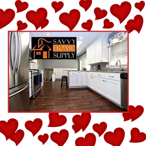 Louisville granite countertop company Savvy Home Supply is offering a  faucet give-a-way as part of a Valentine's Day promo for customers ordering 50 sq. ft. of granite or more.
