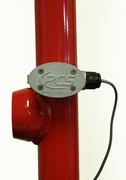 Close-up of 3DSO plunger arrival sensor installed on lubricator.