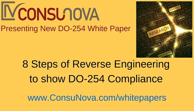 8 Steps of Reverse Engineering to show DO-254 Compliance