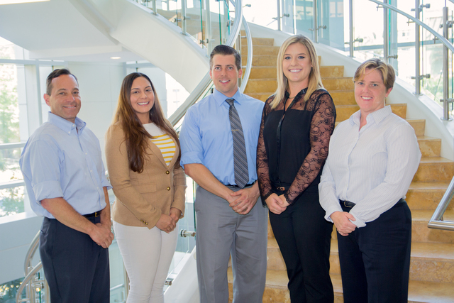 Left to right: Professor Steven Berenson, Melissa Madrid (2L), Ryan White (2L), Cashel White (2L), Professor Tiffany Gilmartin