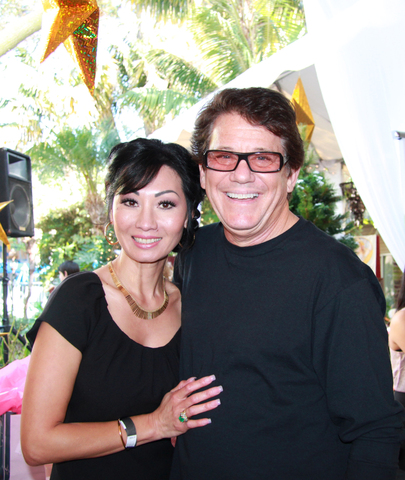 Synora Vievien Pattillo and Anson Williams at Borgnine Event