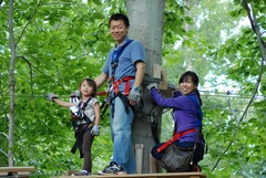 A climb and zip together makes for a great family outing at The Adventure Park. (Photo: Outdoor Ventures)