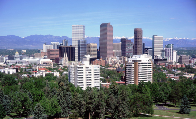  A view of the Denver skyline