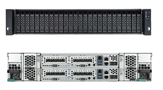 XCubeSAN XS5226-D, the world's first high density 26bays 2U enterprise SAN storage