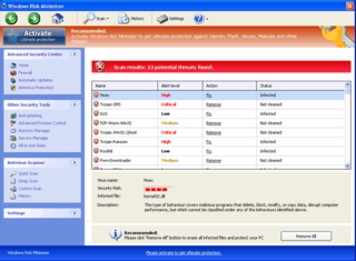 Windows Risk Minimizer (Fake Antispyware) Only Maximizes the Risk of Identity Theft