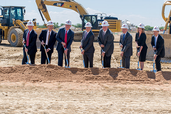 Photo from the TTI groundbreaking ceremony.