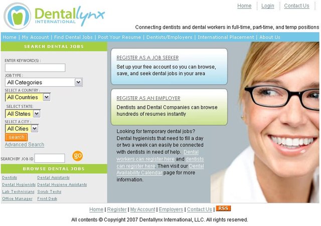 Dentallynx International Home Page