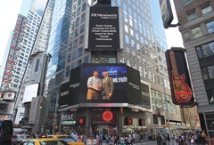 Sector Supply's Sustainability Award featured in Times Square