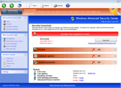 Windows Defending Center's screen of supposed security essentials