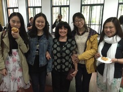 Professor Susan Tiefenbrun with the Chinese law students  from Zhejiang University Guanghua School of Law who participated in the China Study Abroad Program.