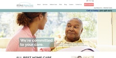 The new home page features an instant button to the Get a Quote form and access to the new blog feature that has information and research on relevant issues regarding in-home care services.