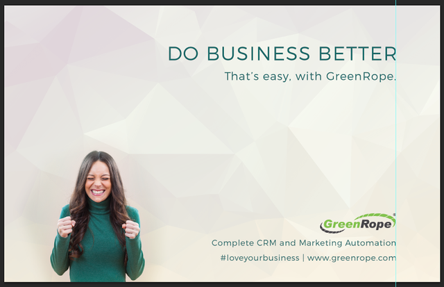 #DoBusinessBetter with GreenRope