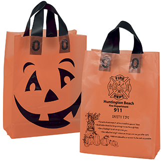 Halloween Trick or Treat Bags from Bagwell Promotions can be imprinted with a company or organization name, logo or message.