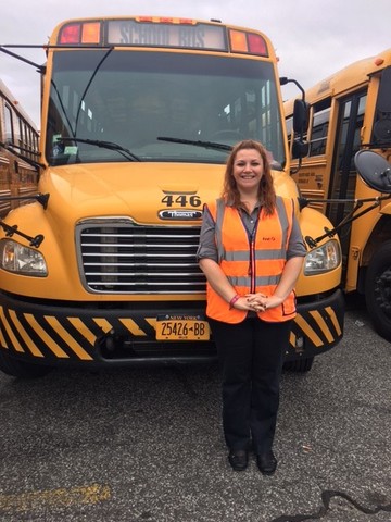 First Student Safety Manager Suzanne Calderia is one of 43 safety advocates under the age of 40 to be recognized by the National Safety Council.  