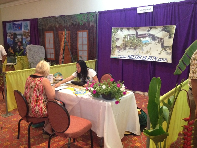 Exotic Caye Beach Resort at the Belize Tourism Expo