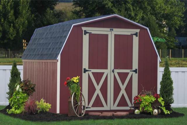 Amish Storage Sheds and Detached Car Garage Designs are ...