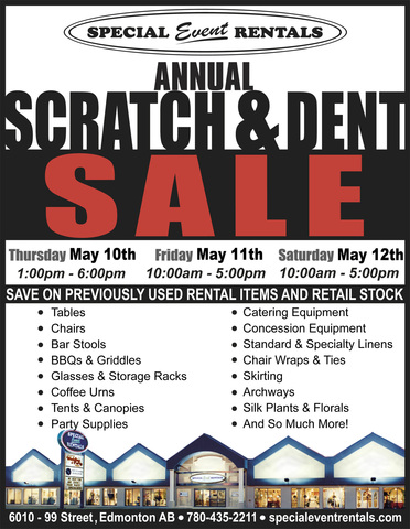 Scratch &Dent Sale