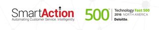 SmartAction Ranked as a Fastest Growing Company in North America on Deloitte's 2016 Technology Fast 500™