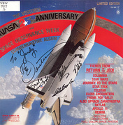 Judy Pike's Signed Ventures in Space Album Cover