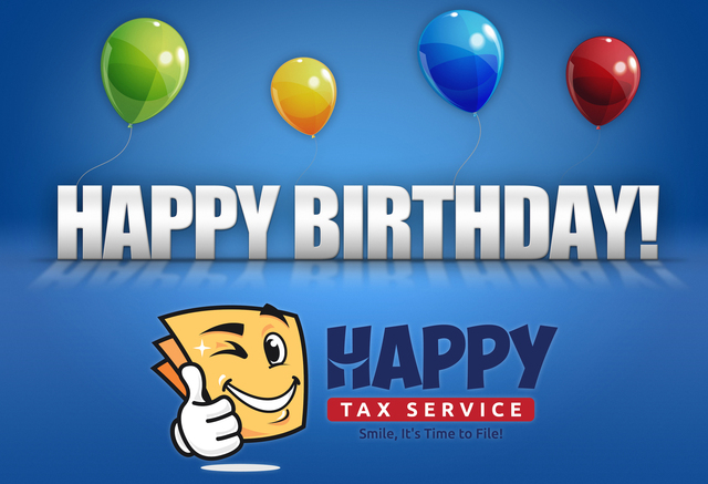 Happy Birthday Happy Tax! ;)
