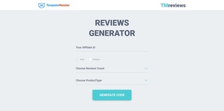 TemplateMonster Affiliate Team Presented TM Reviews Widget
