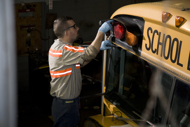 First Student maintenance shop 