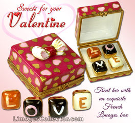 Valentine's Day Limoges Box Gifts That Say "I Love You" At LimogesCollector.com Plus Free Shipping Bonus