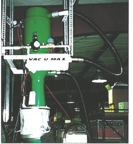 VAC-U-MAX pneumatic conveying system located in Duraline facility. 