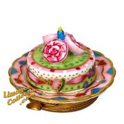 Birthday Cake with Roses & Candle Limoges Box | LimogesCollector.com
