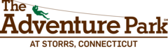 The logo of The Adventure Park at Storrs