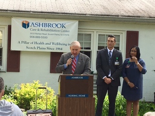 Ashbrook Care & Rehabilitation Center Celebrates National Nursing Home Week with Scotch Plains Mayor