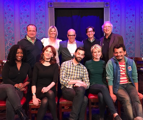 Cast & creative team behind the Chicago reading of Knife to the Heart: The Circumcision Comedy, 5/8/17