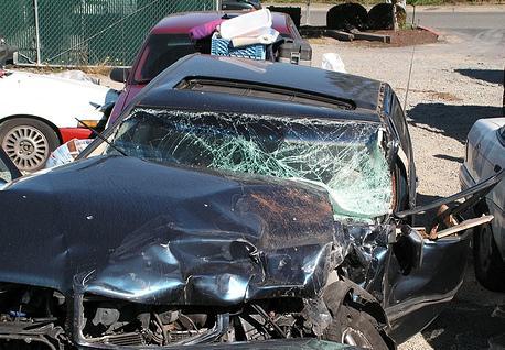 Car wrecked - alleged DUI