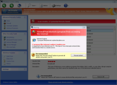 Windows Custom Safety may block other programs to prevent users from using another tool to remove the rogue antispyware program.