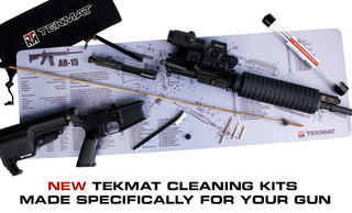 TekMat Unveils New Caliber Specific Gun Cleaning Kits to Accompany Their Line of Popular Gun Cleaning Mats