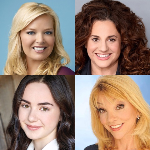 Clockwise: Melissa Peterman, Marissa Jaret Winokur, Teresa Ganzel, Sarah Gilman