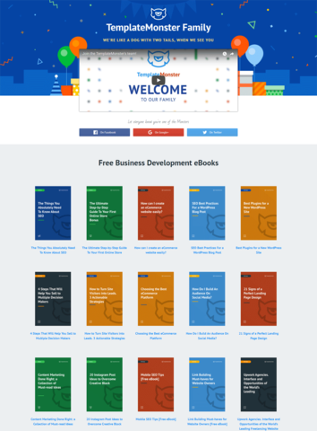 Free TemplateMonster eBooks
