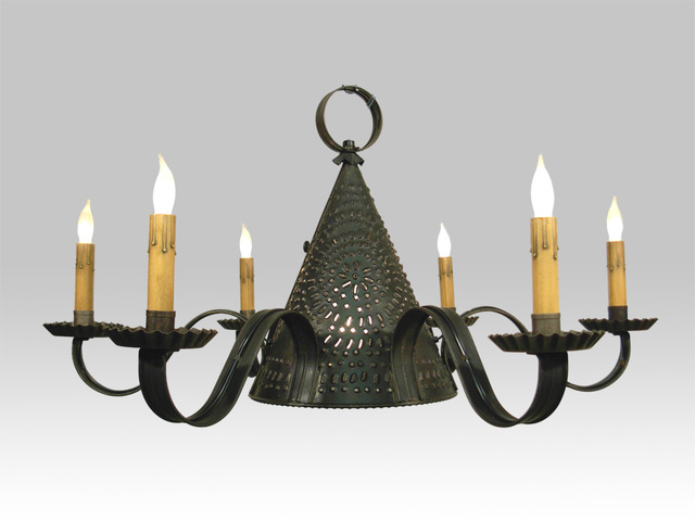 A Sturbridge Pierced Tin Chandeliler, one of the fixtures that will appear in Twelve Years a Slave