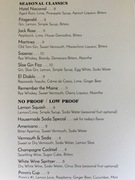 Mr. Lee's is now offering a range of Seasonal Cocktails as well as Low/No Proof cocktails for those looking for a classic cocktail lounge experience, without having to consume alcoholic beverages. 