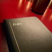 A local patron took this beautiful photo of the menu featured at Mr. Lee's - Louisville, Kentucky's classic cocktail lounge. 