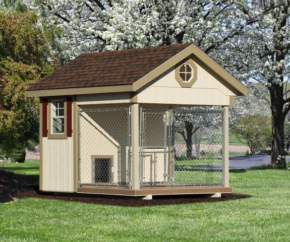 A Residential Outdoor Dog Kennel