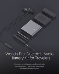 New Kickstarter, POLATAP: Premium bluetooth audio + battery kit for travelers